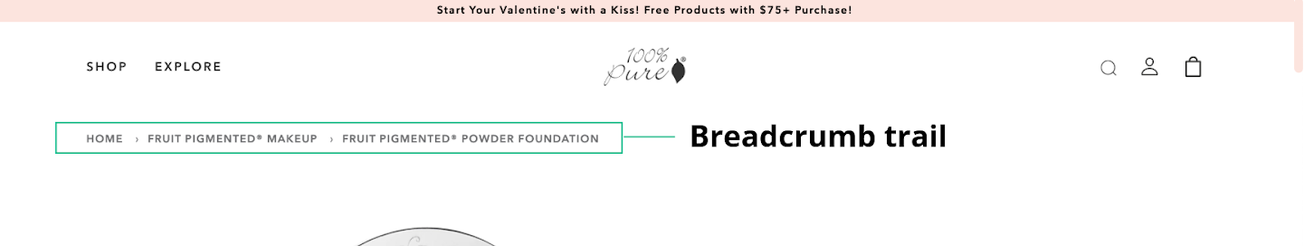 Breadcrumb Trail for Product SEO