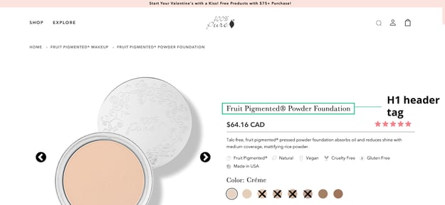 Header Tag for SEO