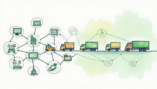 Difference between a supply chain and a value chain 