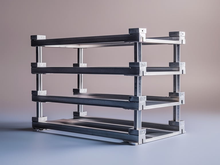 Steel dunnage for shipping
