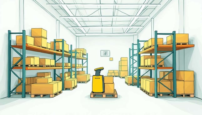 Warehouse barcode system