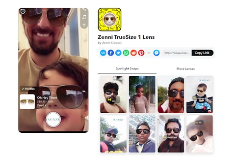 SnapchatZenniEcommerceLens