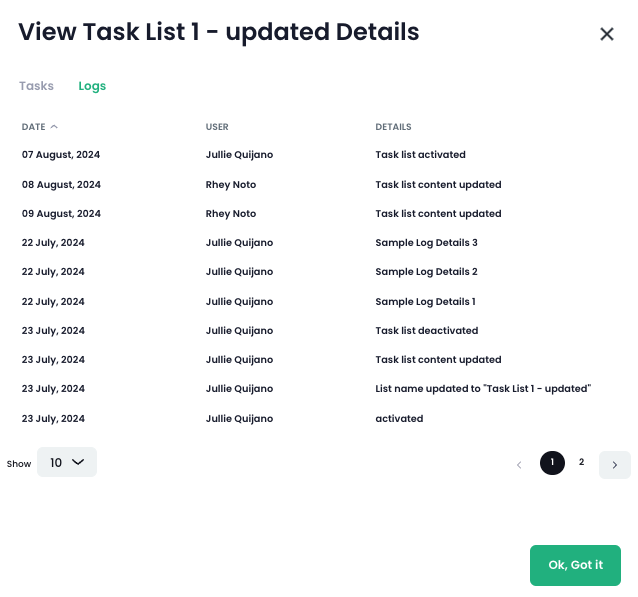 How to Create and Access Tasks Lists