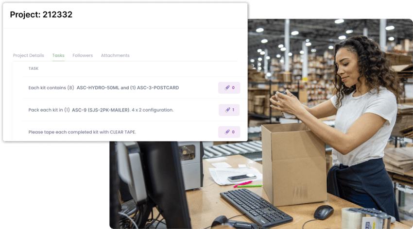 custom warehouse project request for ecommerce fulfillment